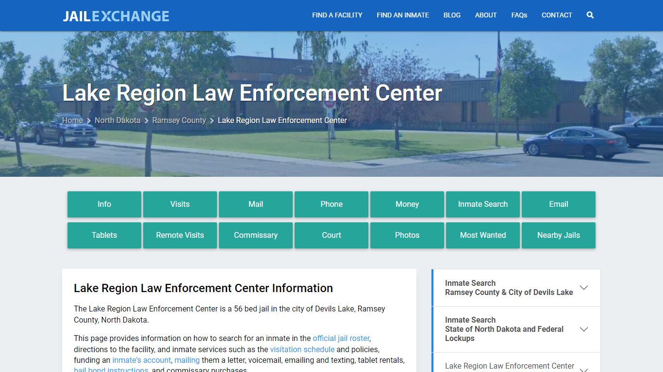 Lake Region Law Enforcement Center - Jail Exchange